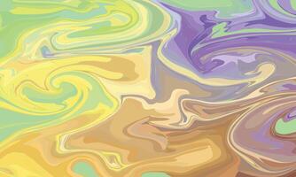 Multicolour colourful background in acrylic pouring vector