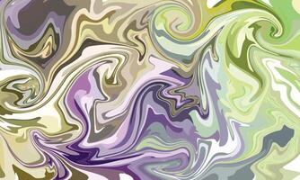 Multicolour colourful background in acrylic pouring vector