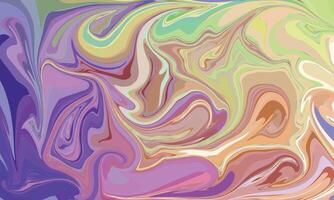 Multicolour colourful background in acrylic pouring vector