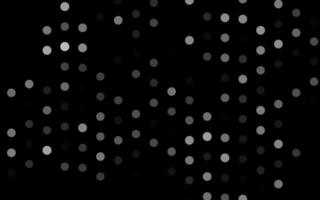 Dark Silver, Gray pattern with spheres. vector