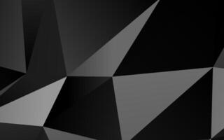 Dark Silver, Gray triangle mosaic template. vector