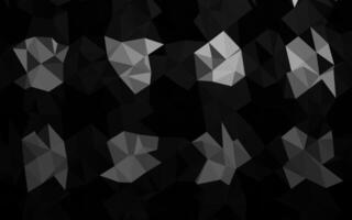 Dark Silver, Gray abstract mosaic backdrop. vector