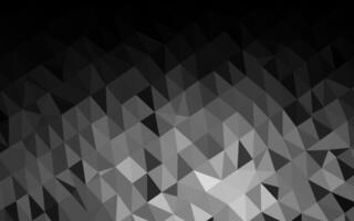 Dark Silver, Gray polygonal pattern. vector