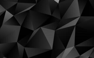 Dark Silver, Gray polygon abstract layout. vector