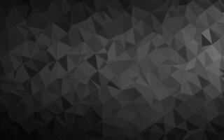 Dark Silver, Gray abstract polygonal texture. vector