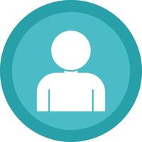 User Glyph Multi Circle Icon vector