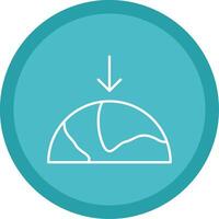 Gravity Line Multi Circle Icon vector