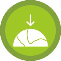 Gravity Glyph Multi Circle Icon vector