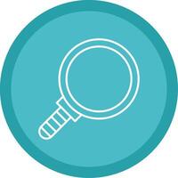 Magnifying,Glass Line Multi Circle Icon vector