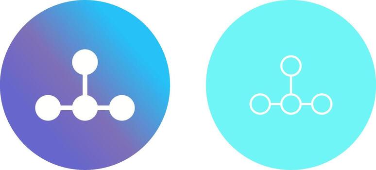 Draw Hierarchy Icon Design vector