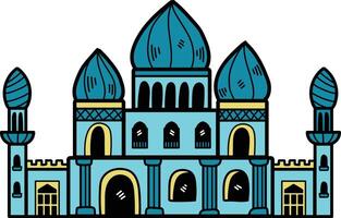 A building with a dome give the building a sense of warmth and spirituality vector