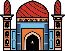 A building with a dome give the building a sense of warmth and spirituality vector