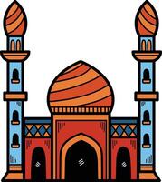 A building with a dome give the building a sense of warmth and spirituality vector