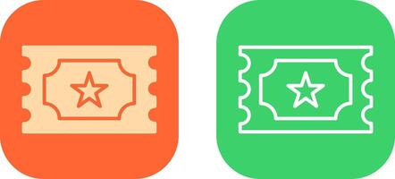 Tickets Icon Design vector