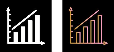 Ascending Bar Icon Design vector
