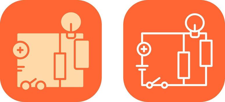 Electrical Circuit Icon Design vector