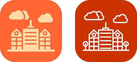 Building Icon Design vector