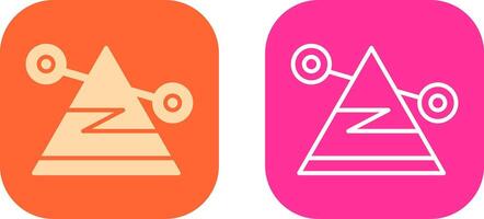 Dispersion Icon Design vector
