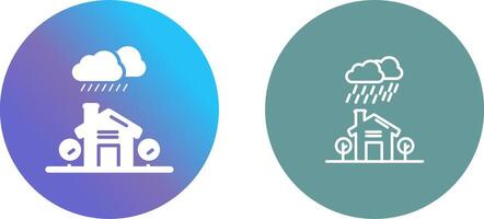 Rain Icon Design vector
