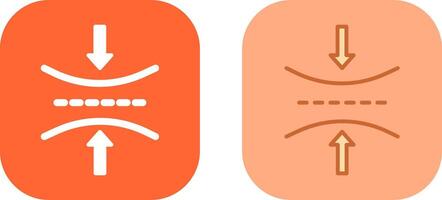 Elasicity Icon Design vector