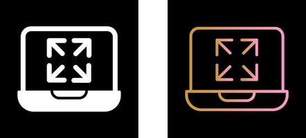 Maximize Icon Design vector