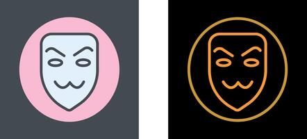 Hacker Mask Icon Design vector