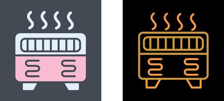 Convection Heater Icon Design vector