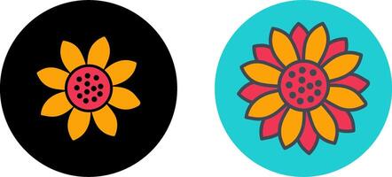 Sunflower Icon Design vector