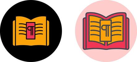 Paragraph Icon Design vector