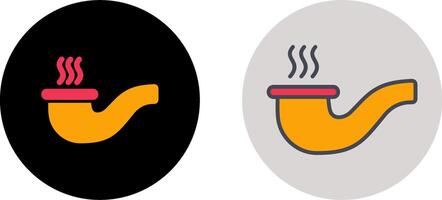 Smoking Pipe Icon Design vector