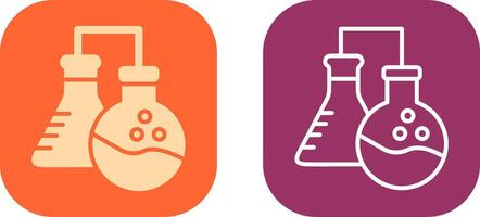 Flask Icon Design vector