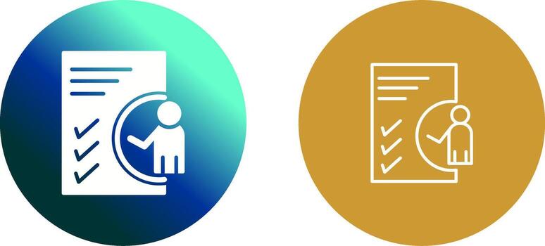 Checklist Icon Design vector