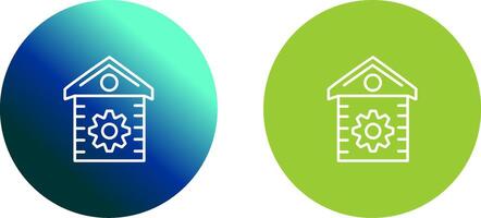 House Setting Icon Design vector