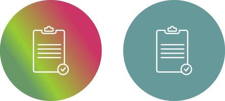 Registered Document Icon Design vector