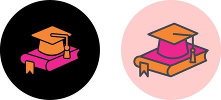 Graduation Hat Icon Design vector