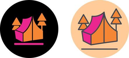 Camp Icon Design vector