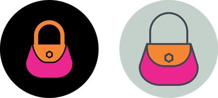 Ladies Bag Icon Design vector