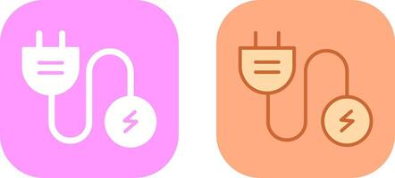 Electric Current Icon Design vector