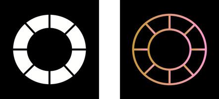 Life Preserver Icon Design vector
