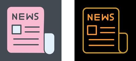 News Icon Design vector