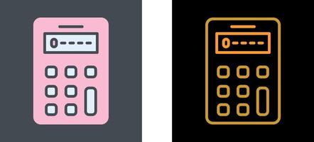 diseño de icono de calculadora vector