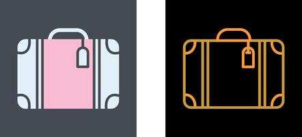 Suitcase Icon Design vector