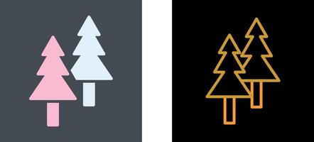 Pine Tree Icon Design vector