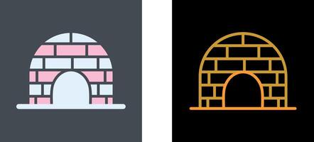 Igloo Icon Design vector