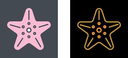 diseño de icono de estrella de mar vector