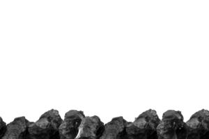 3d meteor rocks on transparent background png