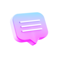 3d notes icon on transparent background png