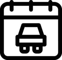 Calendar Icon symbol image for schedule or appointment vector