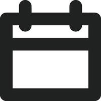 Calendar Icon symbol image for schedule or appointment vector
