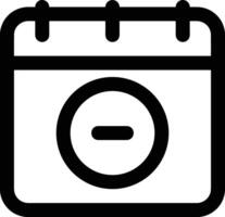 Calendar Icon symbol image for schedule or appointment vector